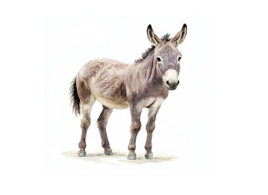 Cute Donkey Clipart Bundle