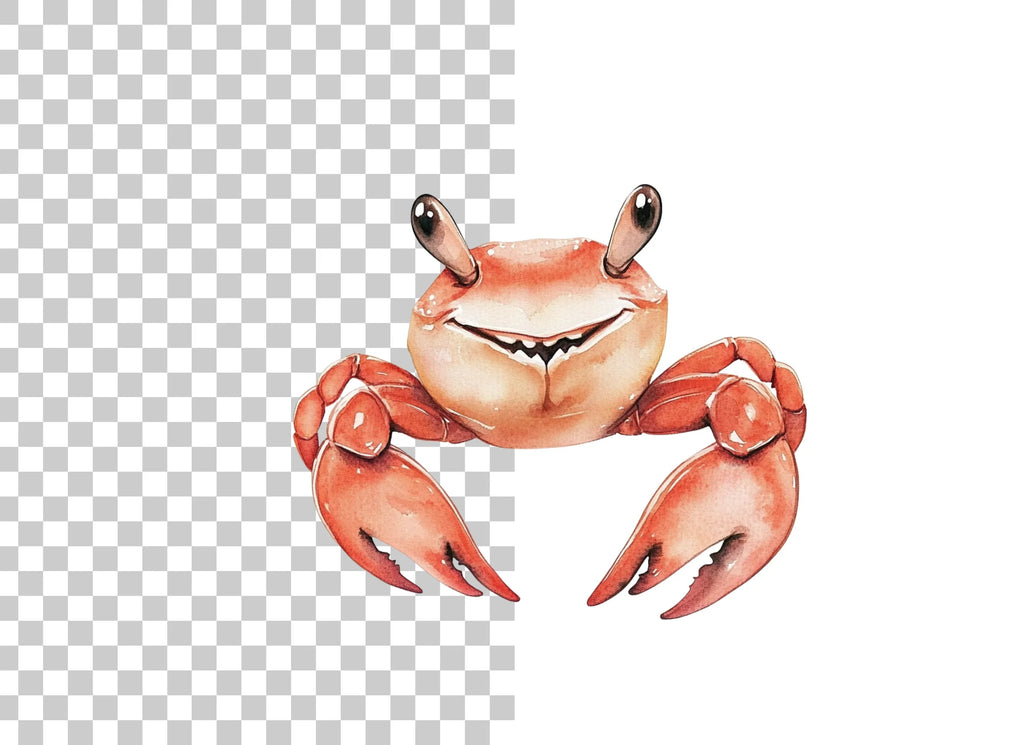 Cute Crab Clipart Bundle