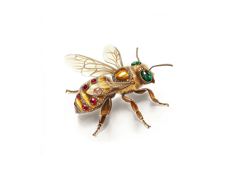 Jeweled Bee Clipart Bundle