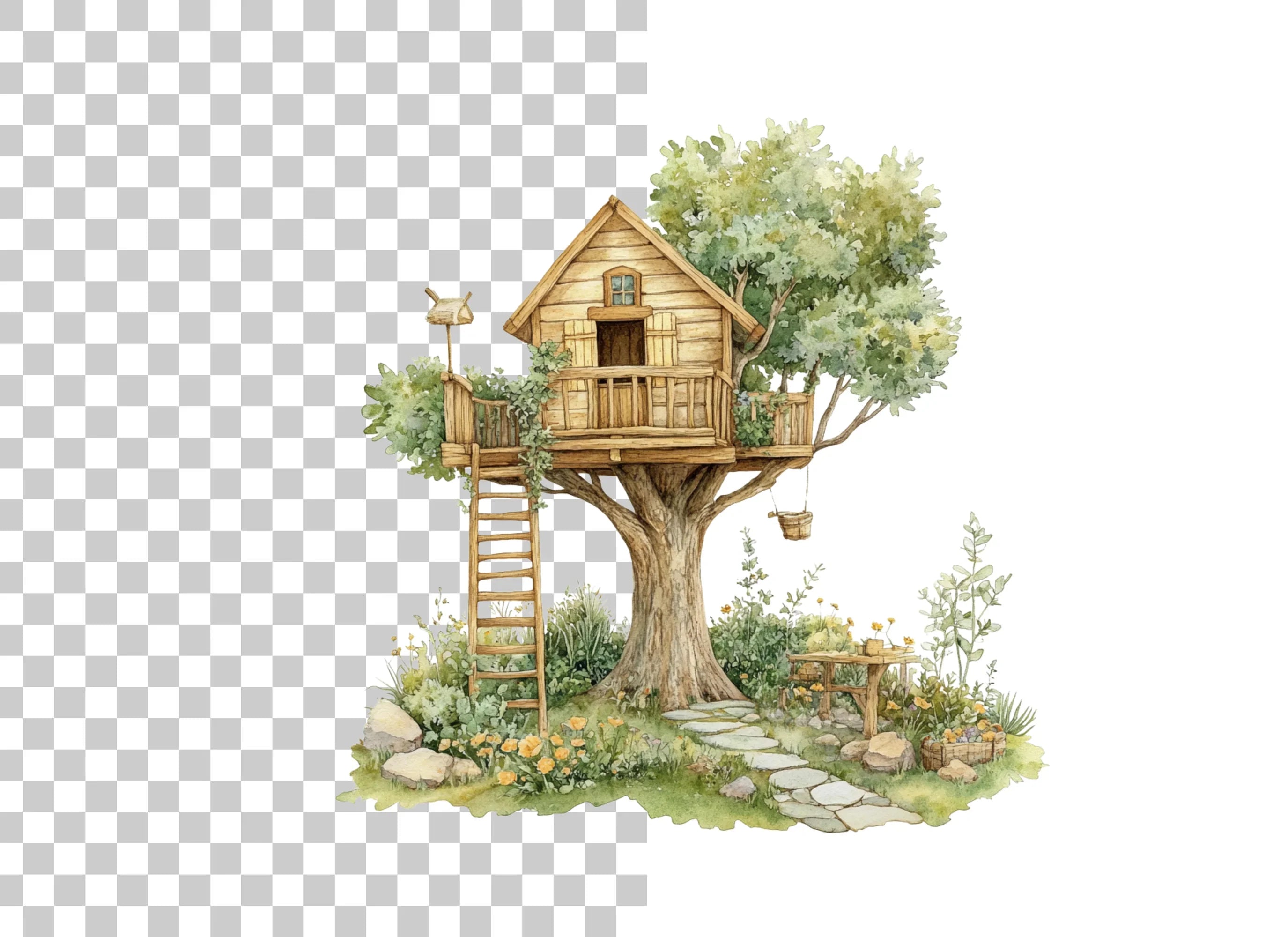 Treehouse Clipart Bundle