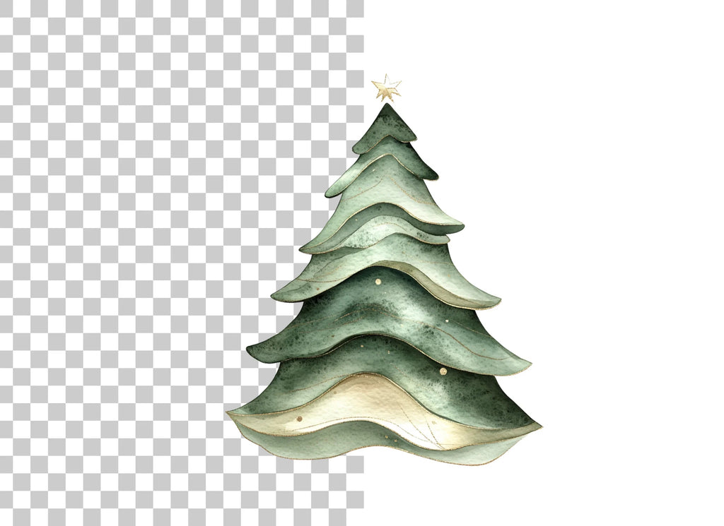 Christmas Tree Clipart Bundle