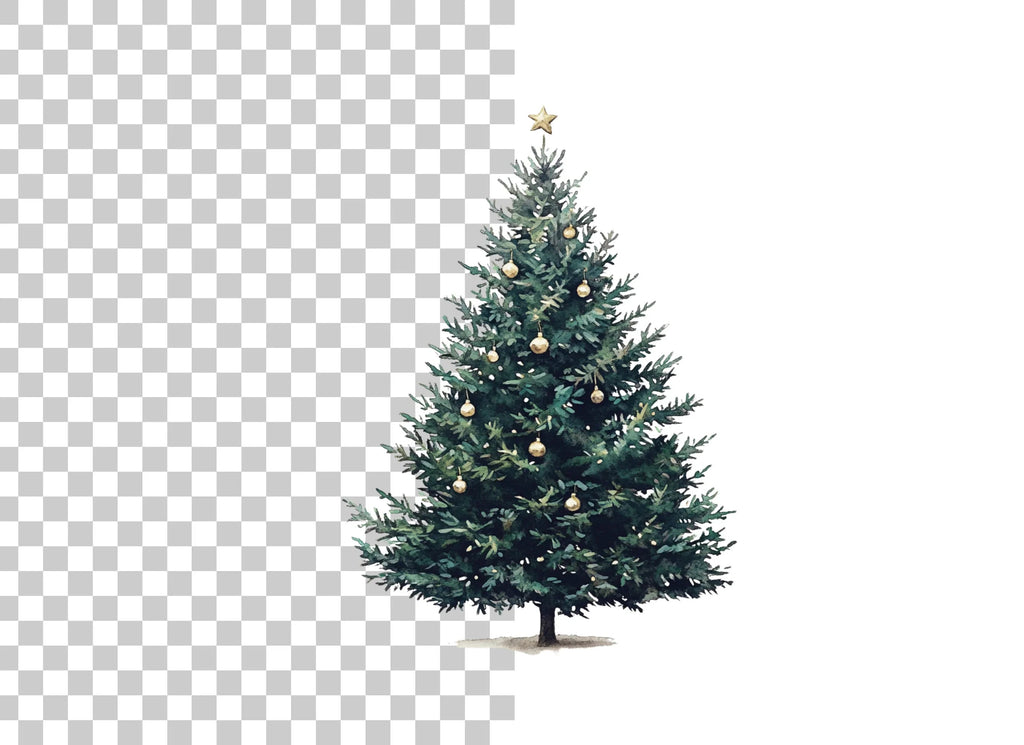 Christmas Tree Clipart Bundle