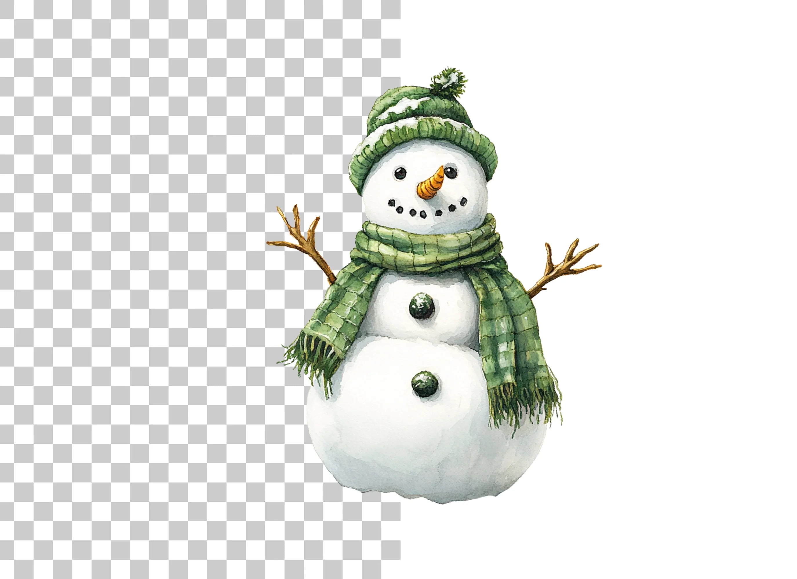 Snowman Clipart Bundle