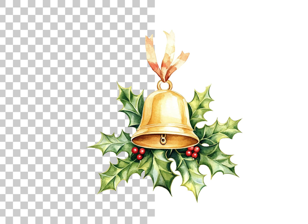 Christmas Bell Clipart Bundle
