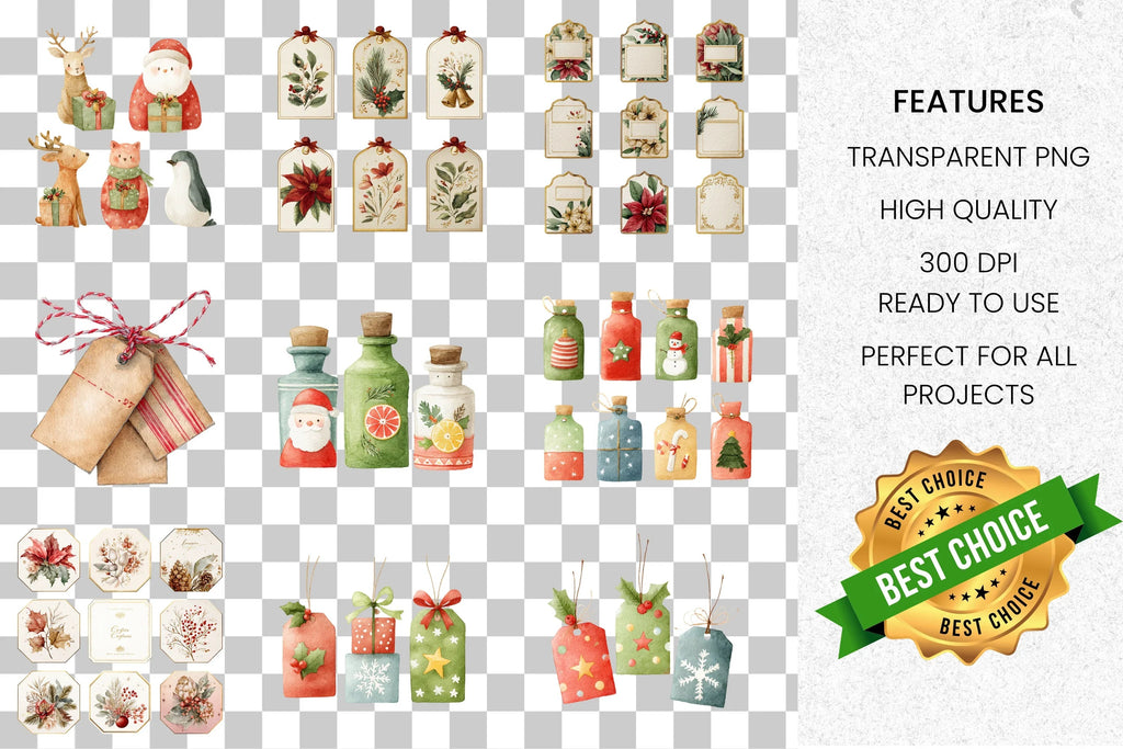 Christmas Clipart Bundle