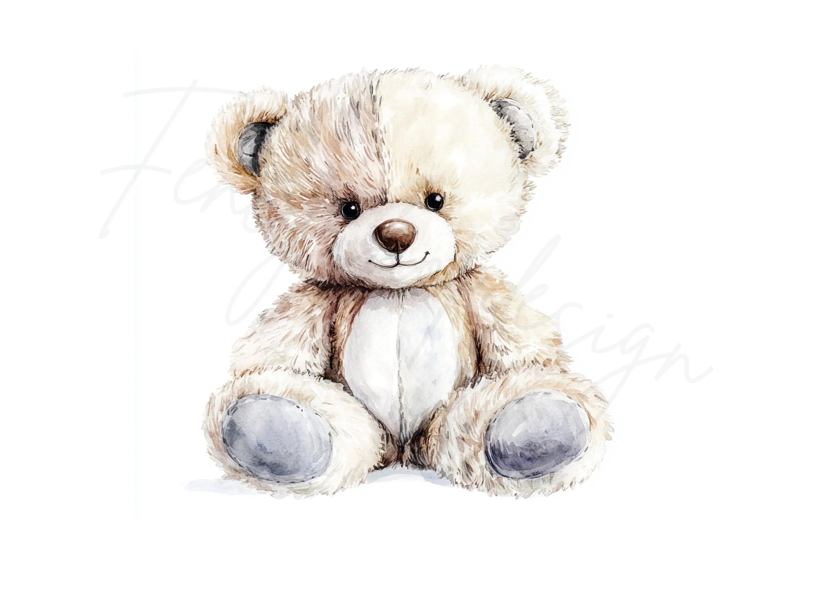 Cute Teddy Bear Clipart Bundle