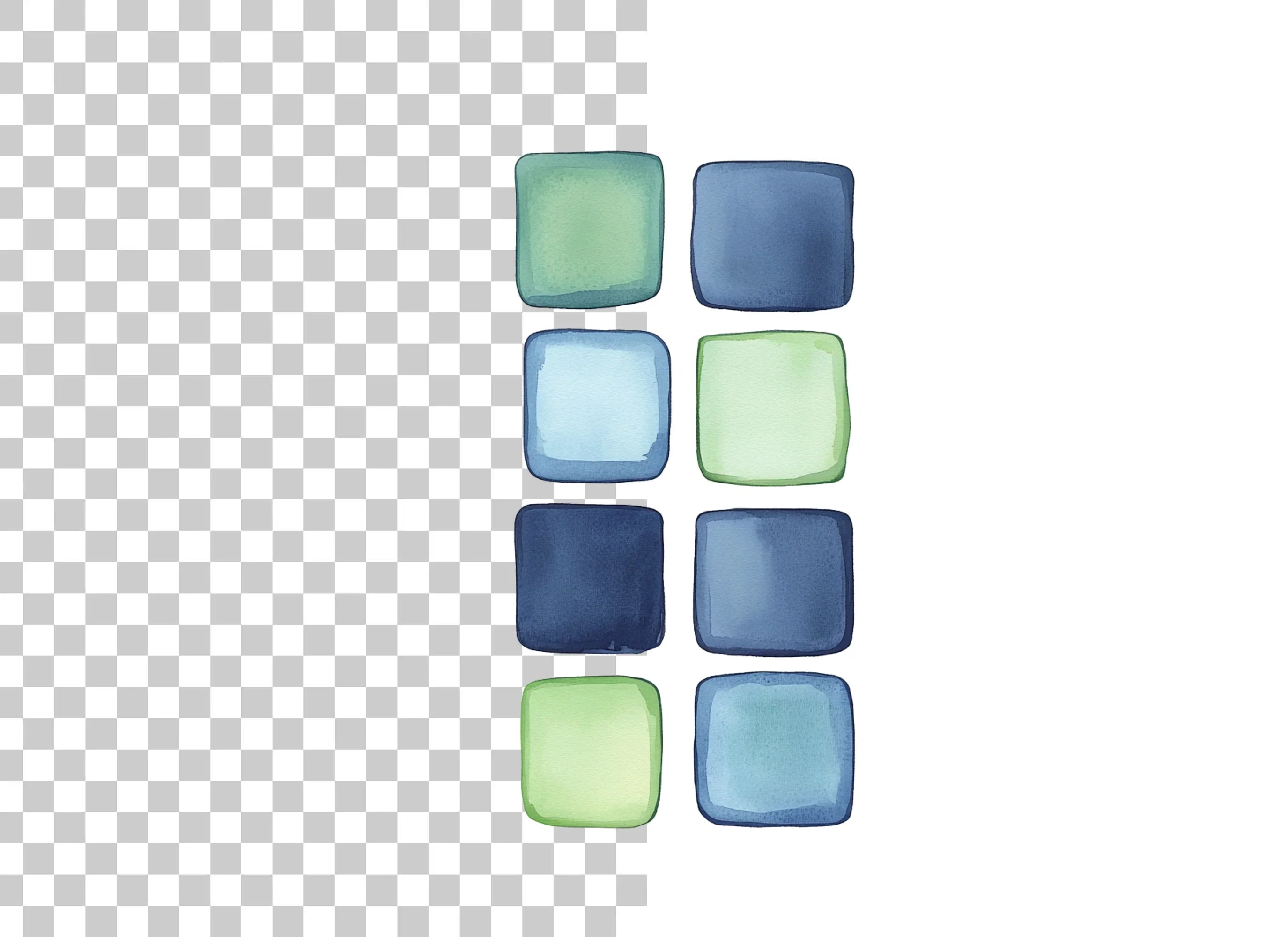 Square Swatches Clipart Bundle
