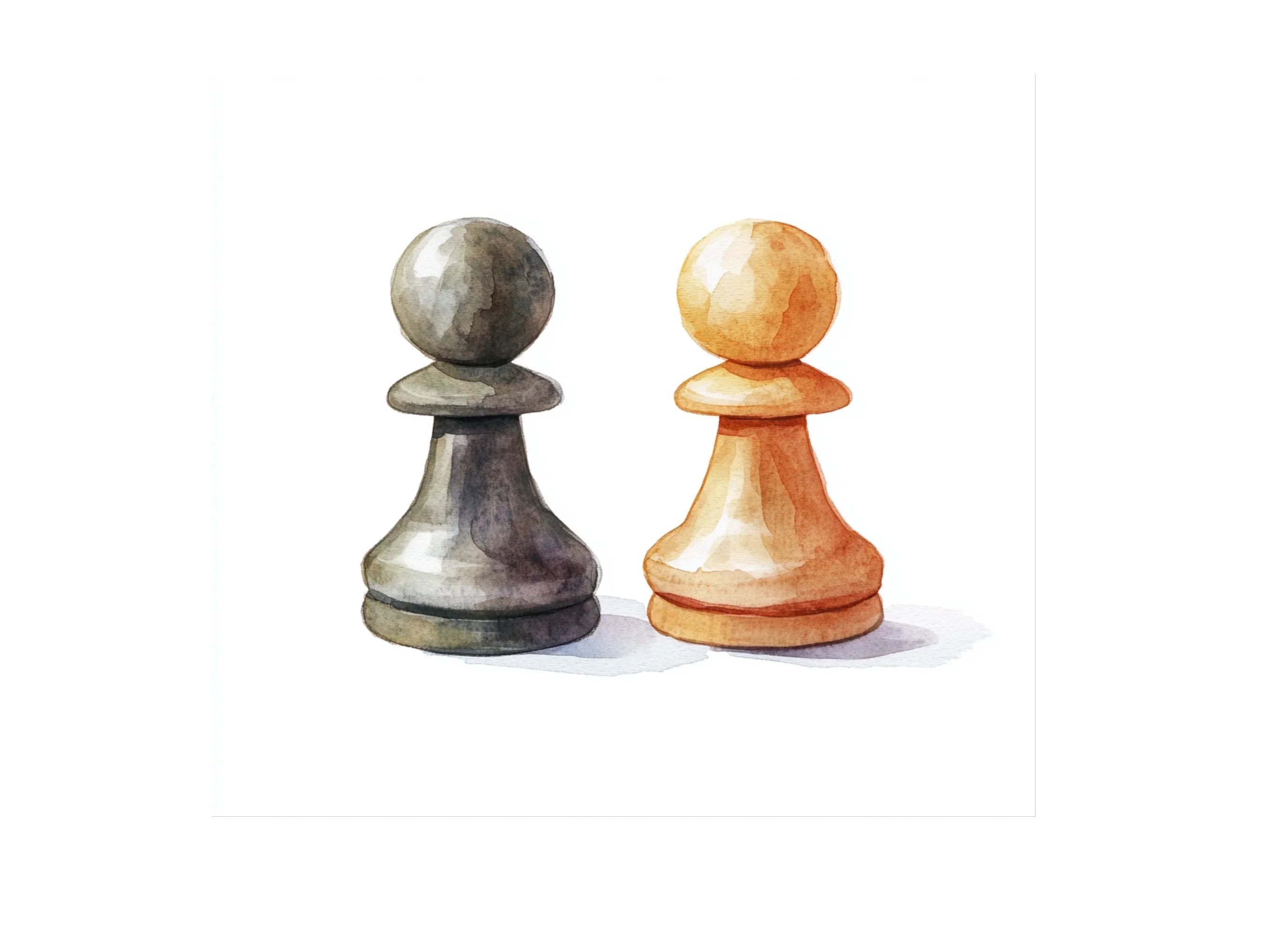 Diverse Chess Pieces Clipart Bundle