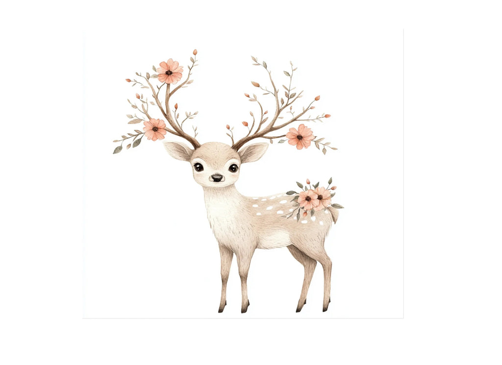 Boho Deer Clipart Bundle