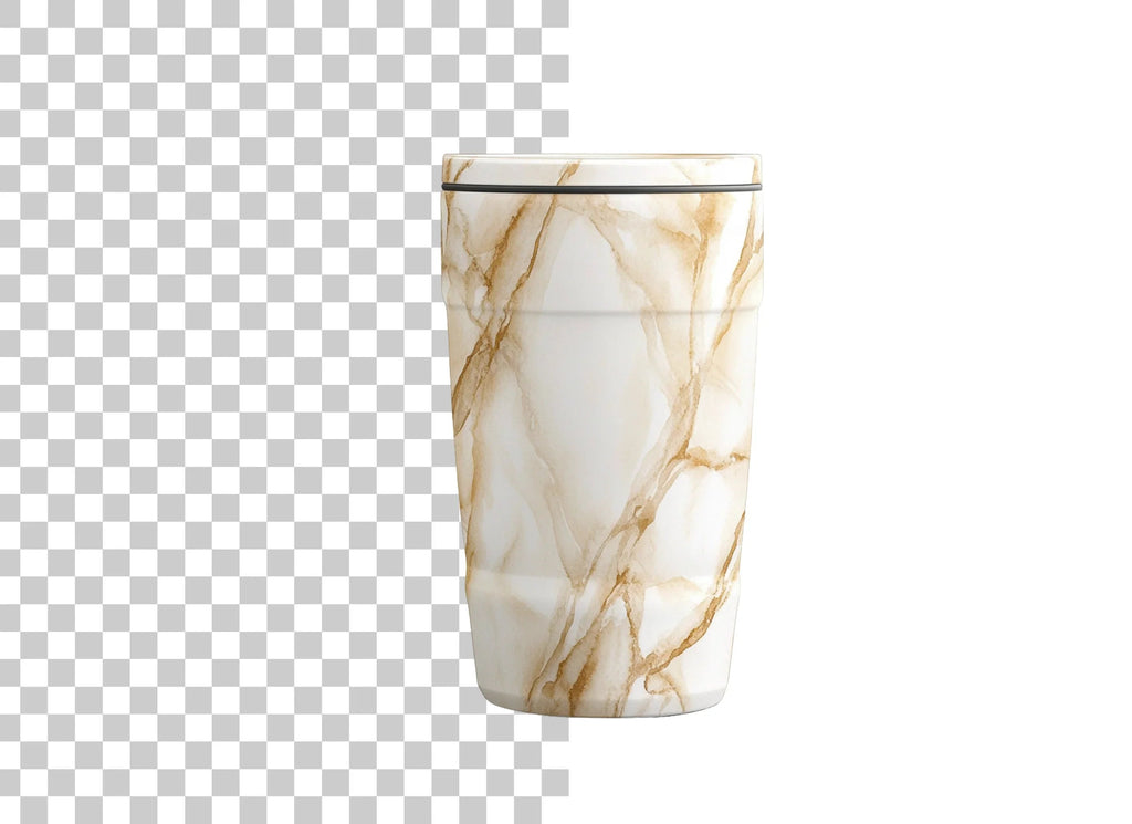 Gold Vein Marble Tumbler Clipart Bundle