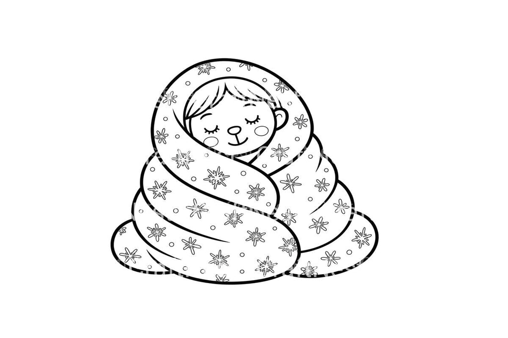 Christmas Sleepy Child Coloring Books