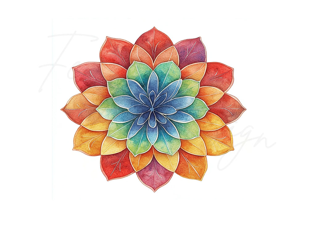 Vibrant Mandala Clipart Bundle