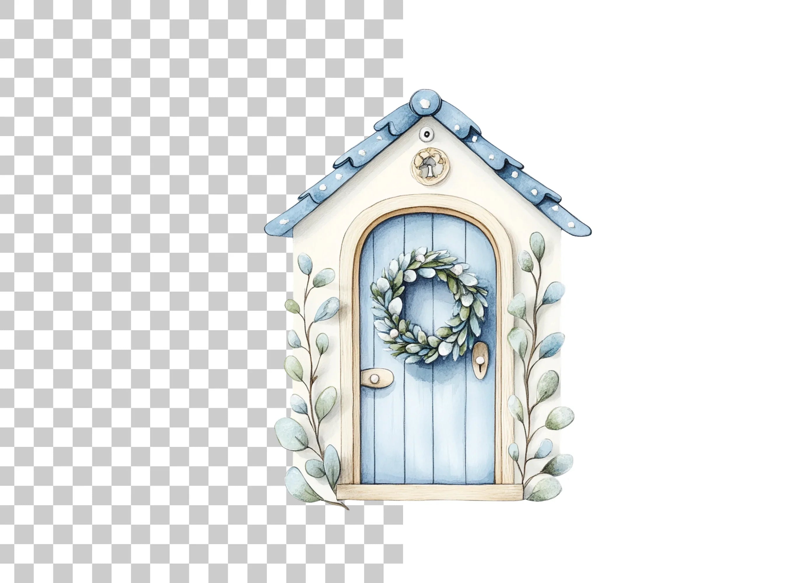 Enchanted Fairy Door Clipart Bundle