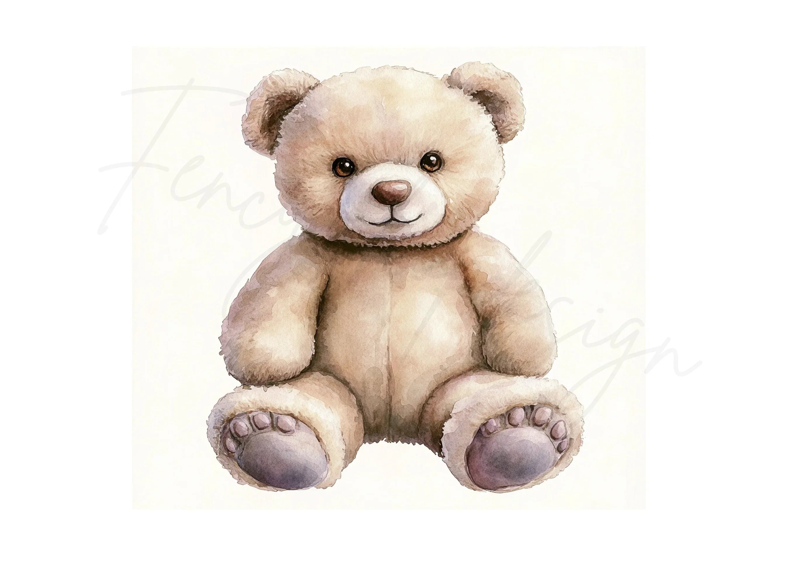 Cute Teddy Bear Clipart Bundle