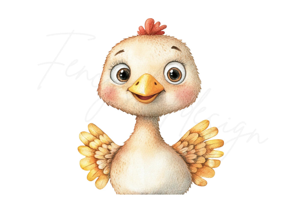 Cute Chicken Clipart Bundle