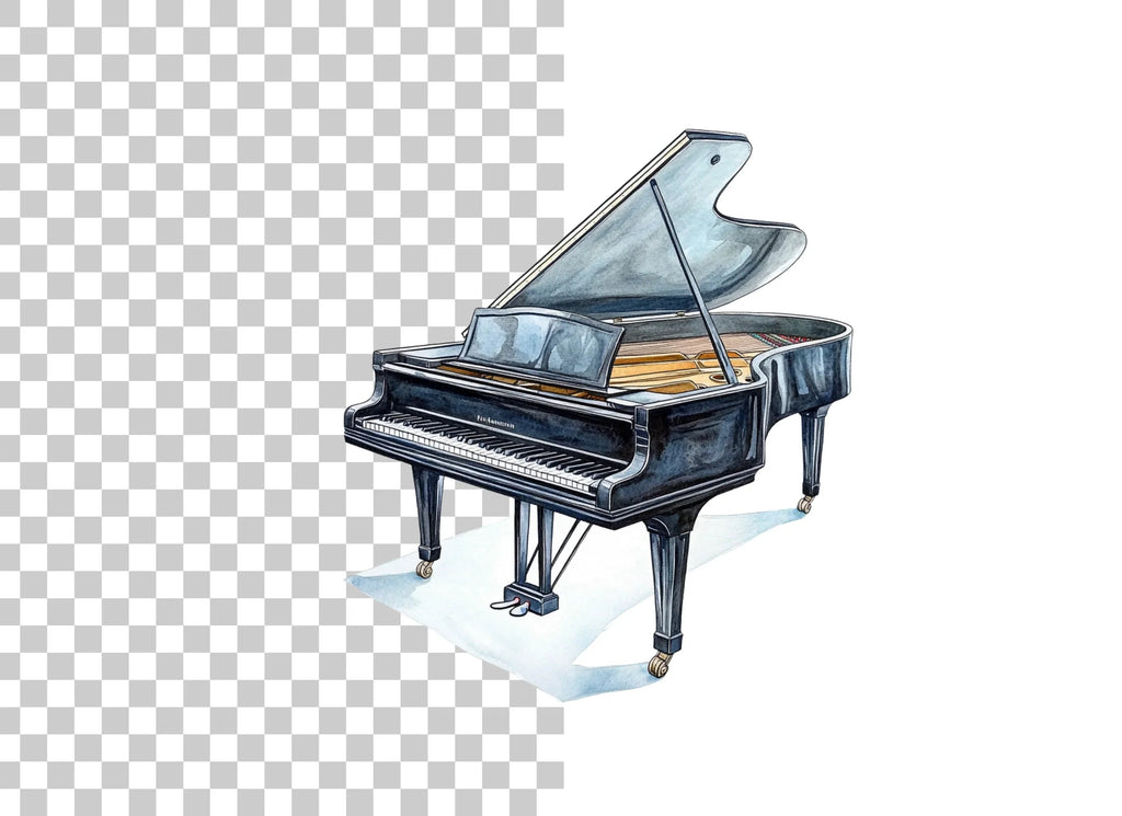 Grand Piano Clipart Bundle