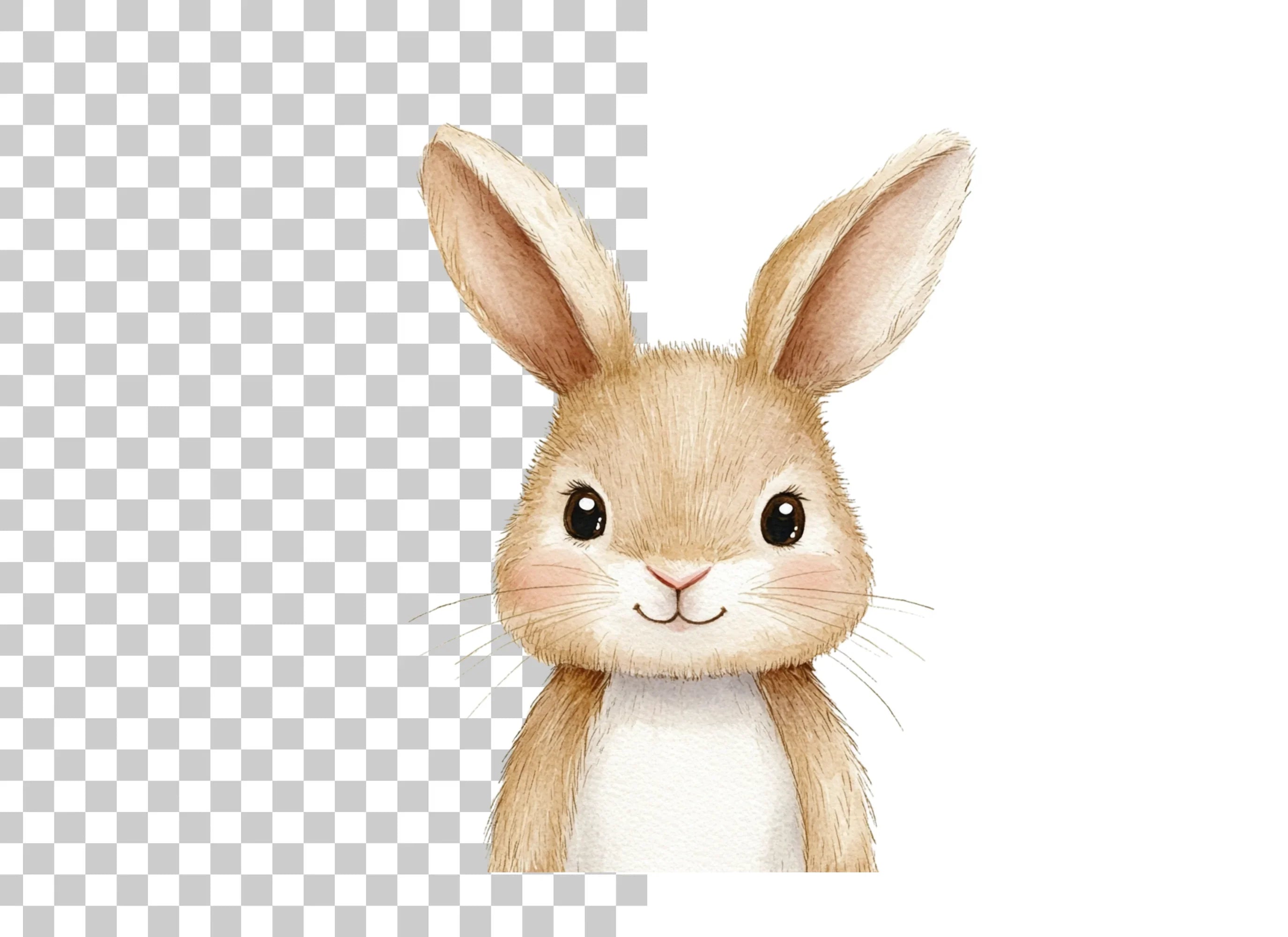Cute Bunny Clipart Bundle