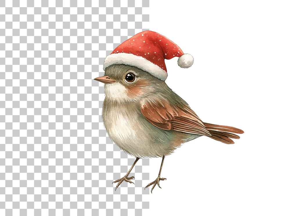 Christmas Birds Clipart Bundle