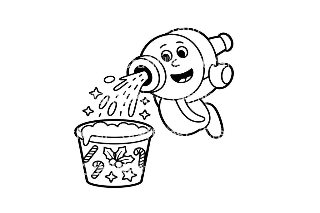 Water Gun Fun Coloring Books