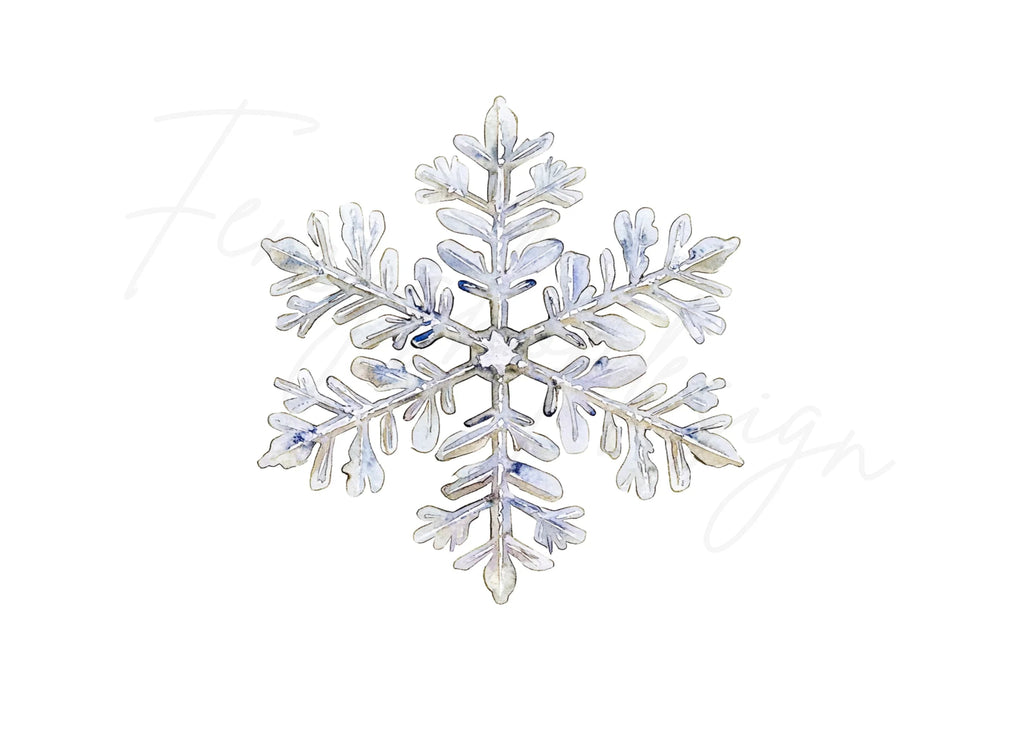 Snowflake Winter Clipart Bundle