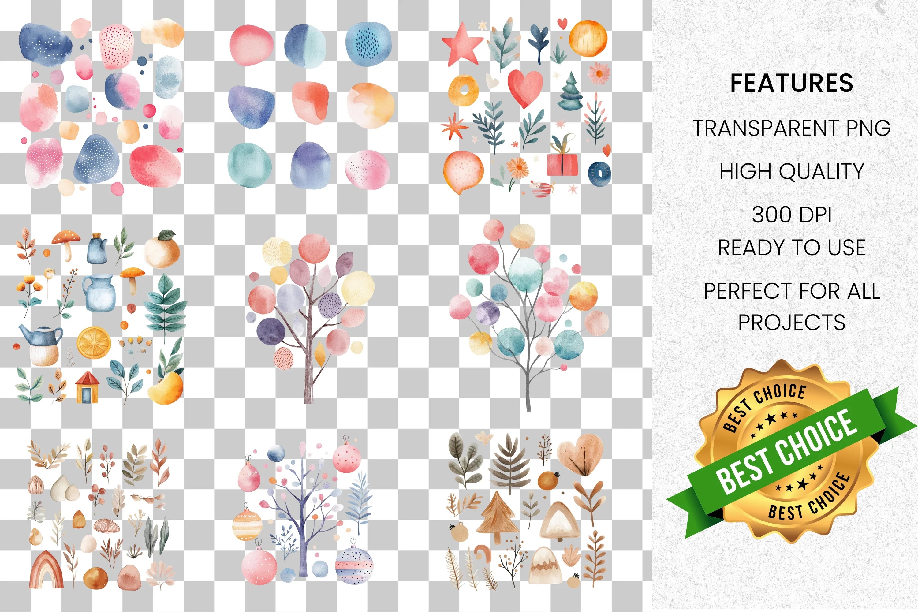 Christmas Clipart Bundle