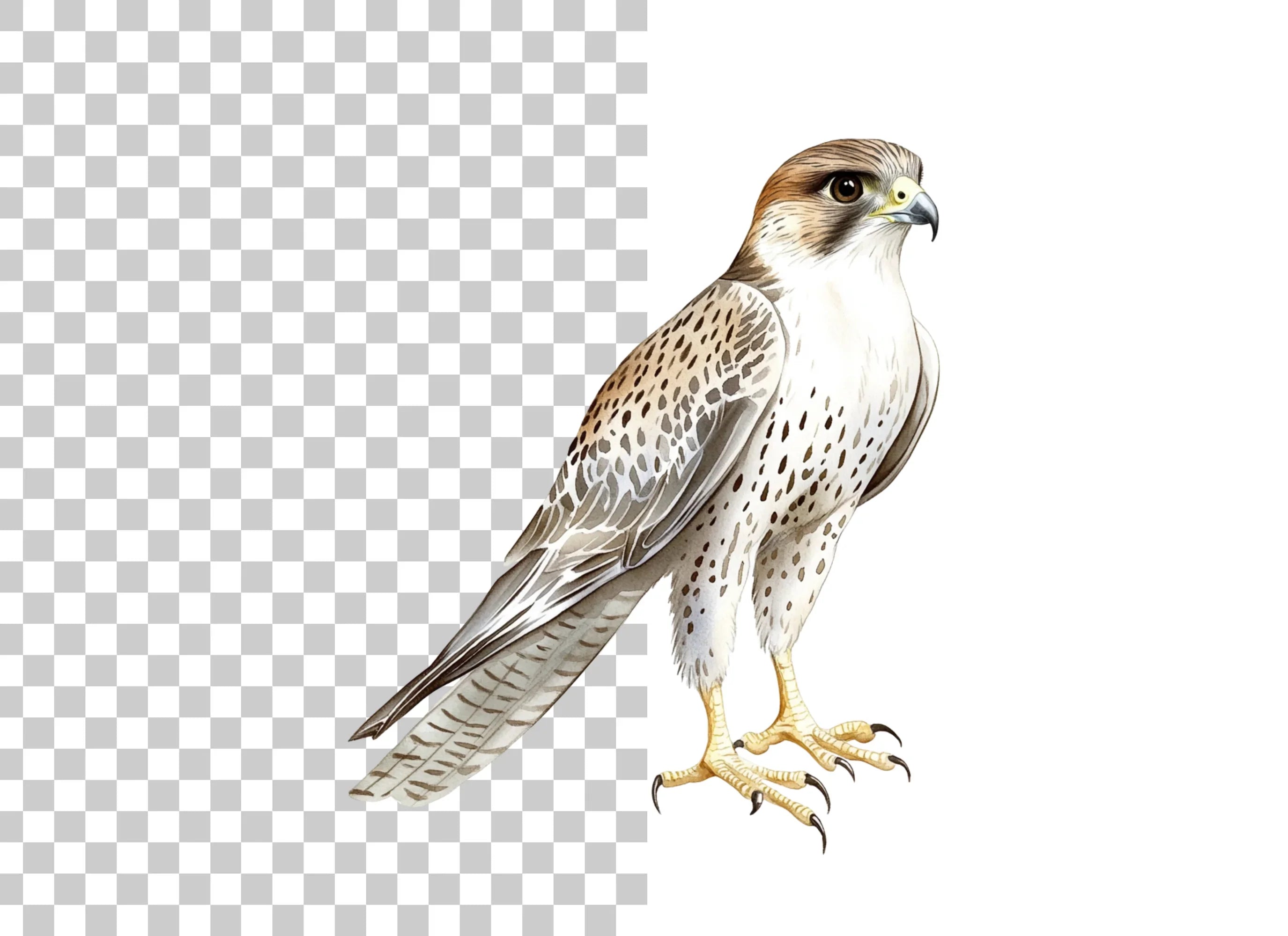 Peregrine Falcon Clipart Bundle