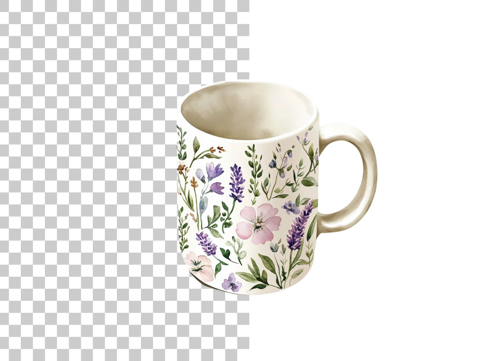 Lavender Field Clipart Bundle