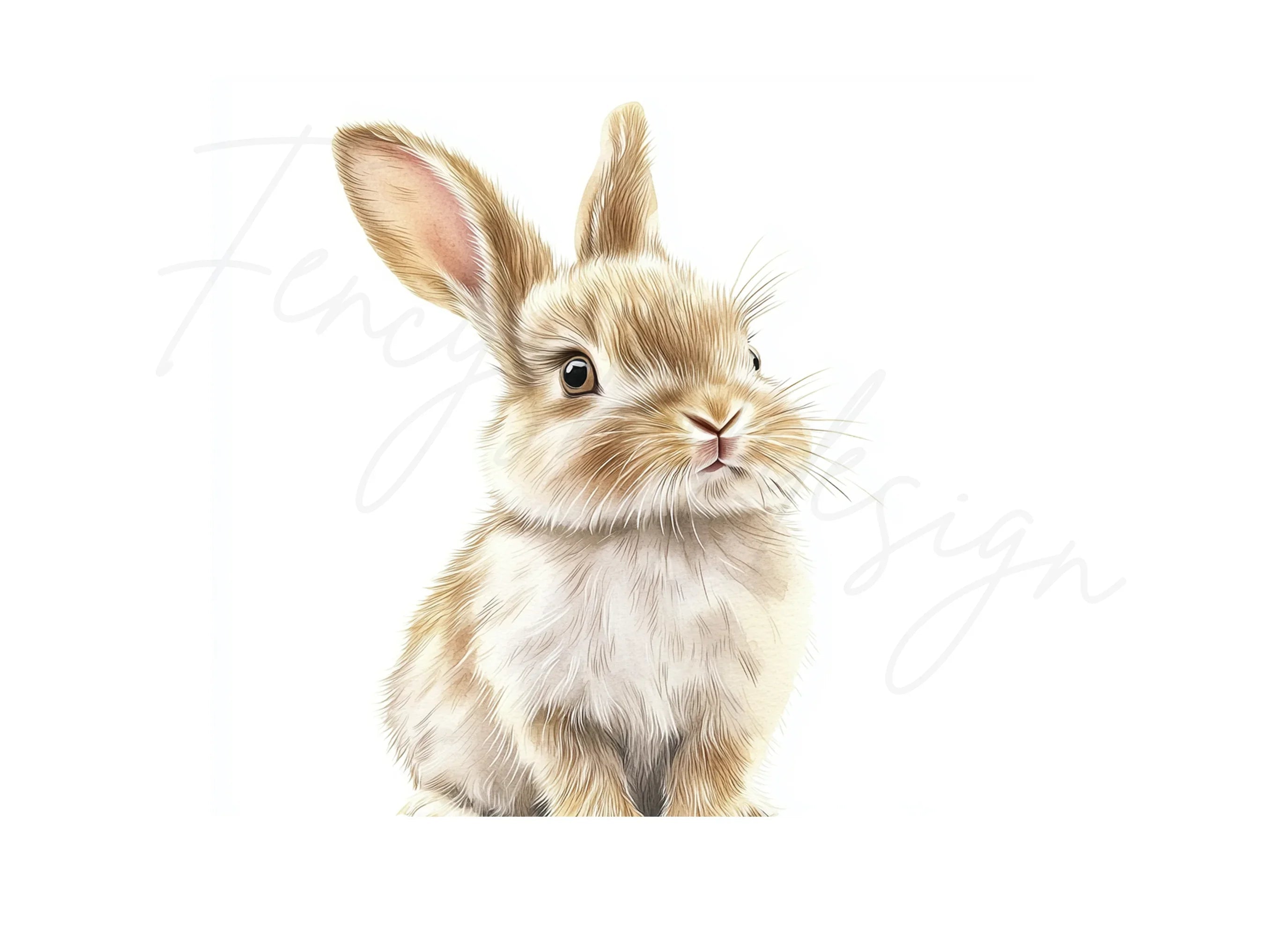Cute Baby Bunny Clipart Bundle