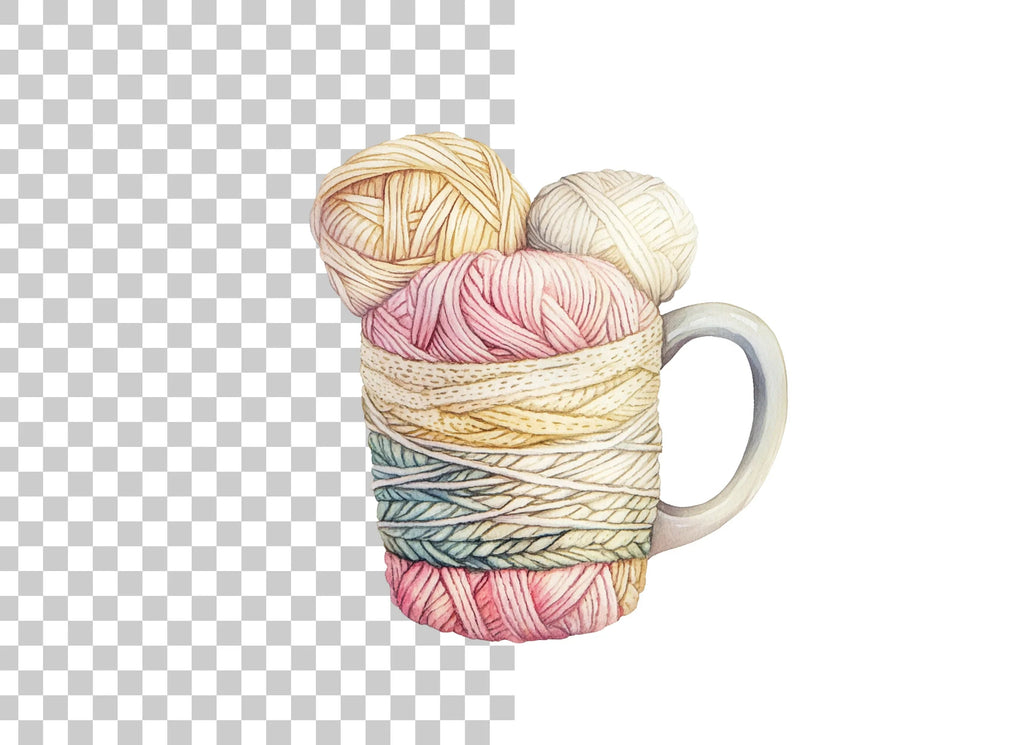 Yarn Ball Clipart Bundle