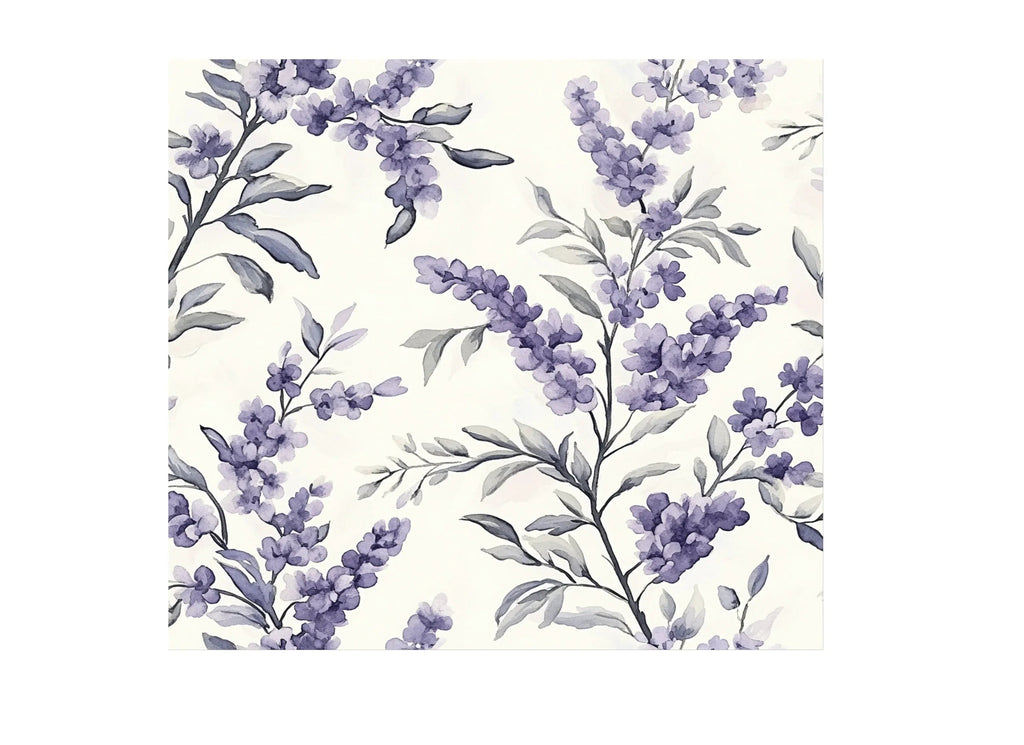 Elegant Purple Floral Clipart Bundle
