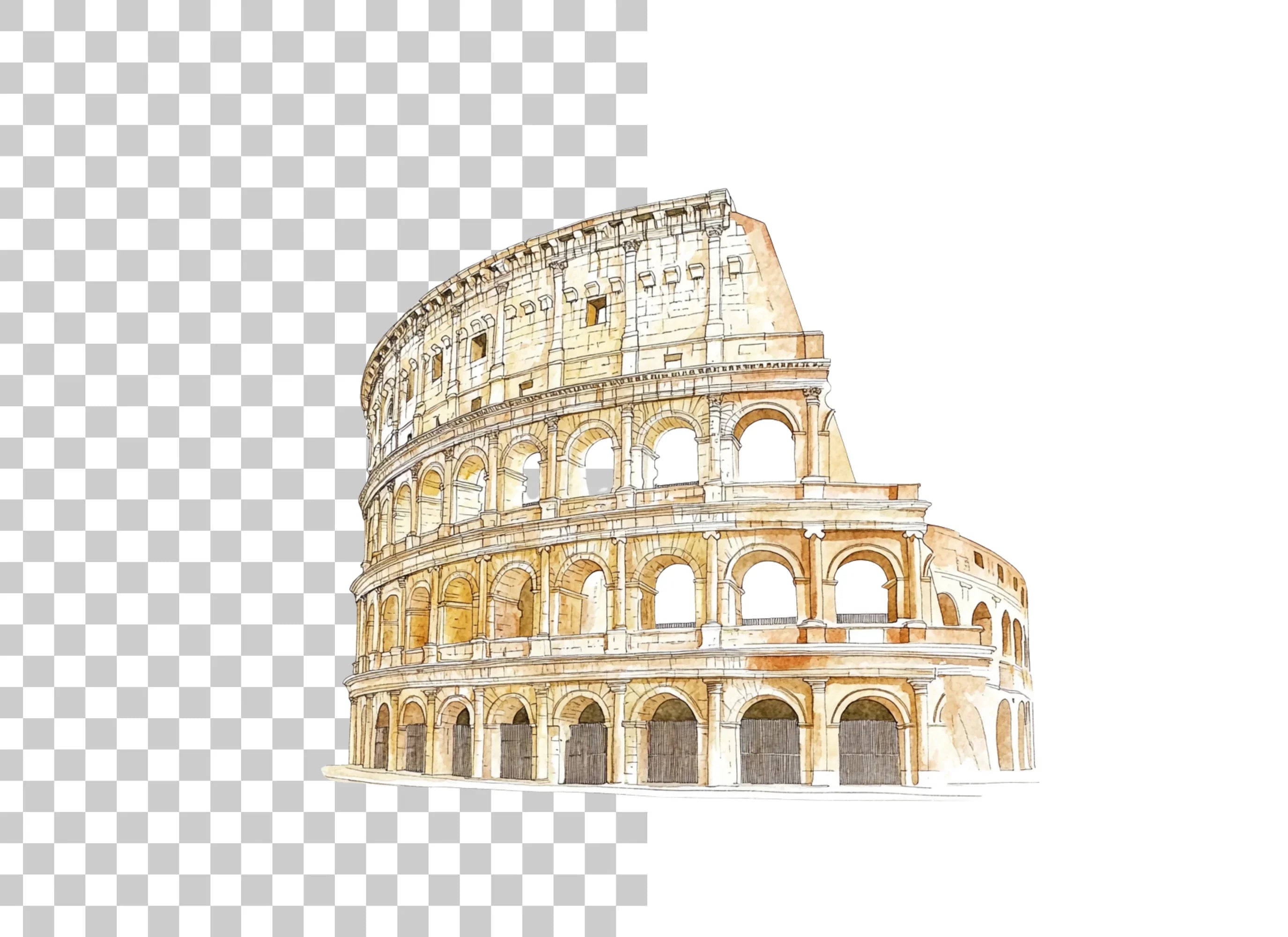 Colosseum Clipart Bundle