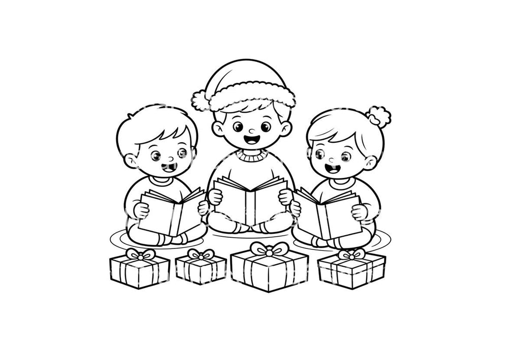 Christmas Kids Gifts Coloring Books