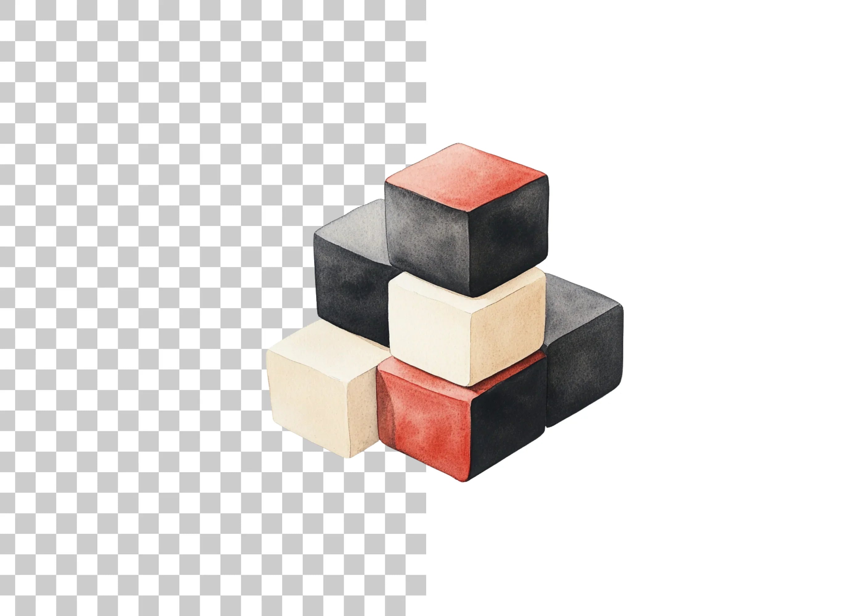 Geometric Blocks Clipart Bundle
