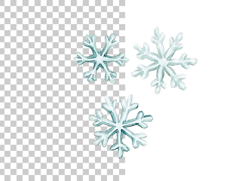 Snowflake Clipart Bundle