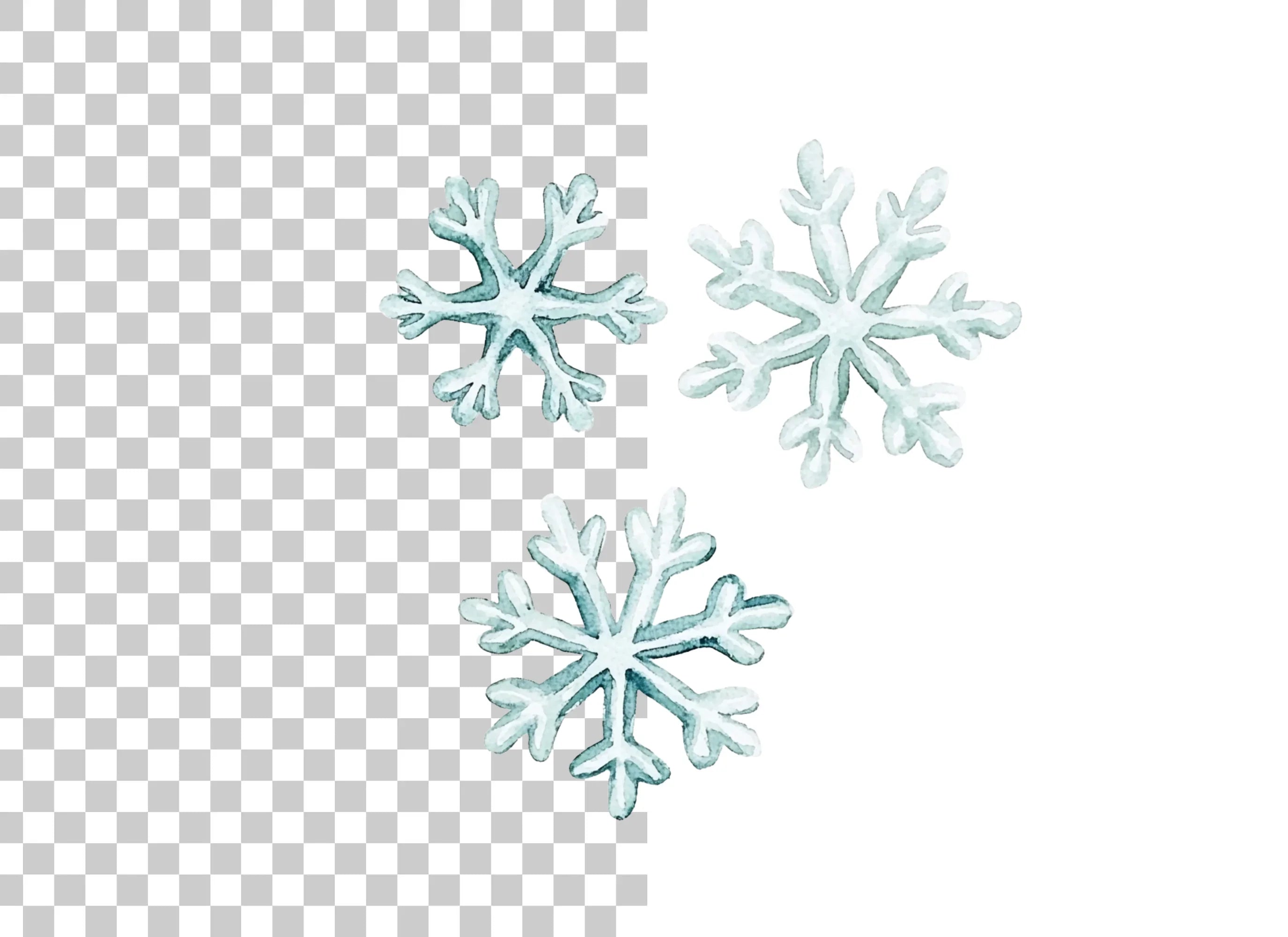 Snowflake Clipart Bundle
