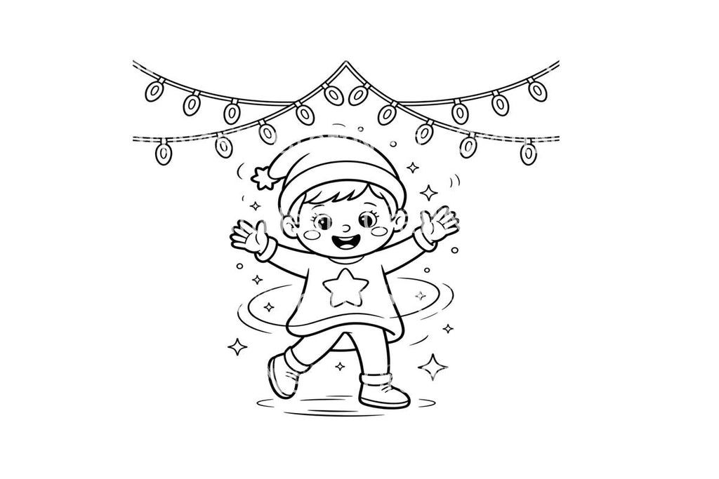 Festive Kids Christmas Coloring Books
