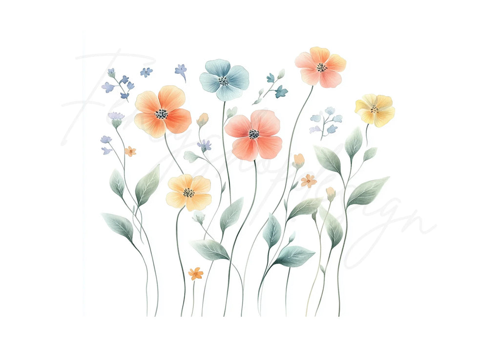 Floral Clipart Bundle