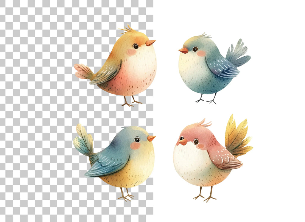Charming Bird Clipart Bundle