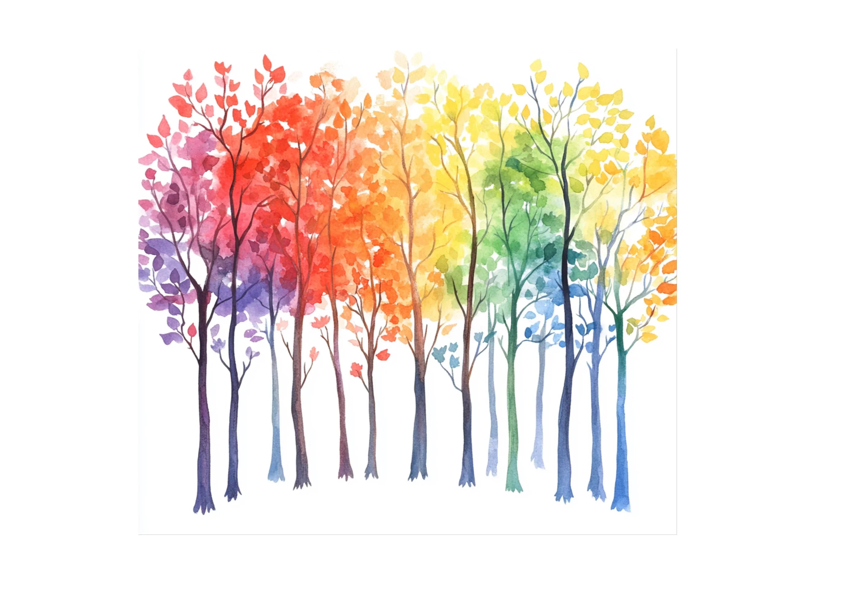 Vibrant Forest Clipart Bundle