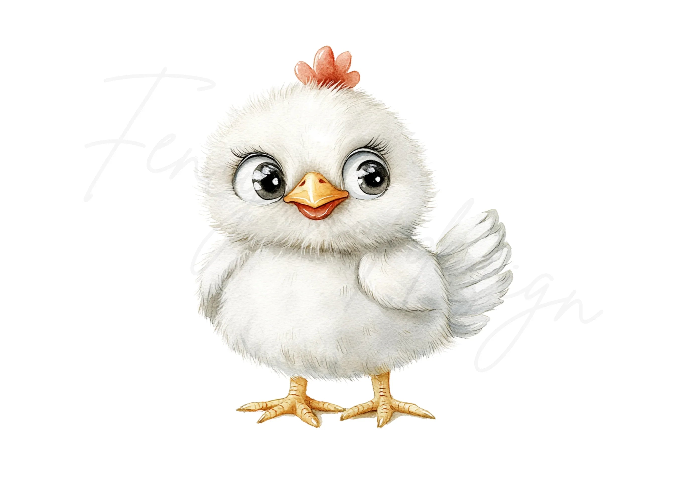 Cute Baby Chicks Clipart Bundle
