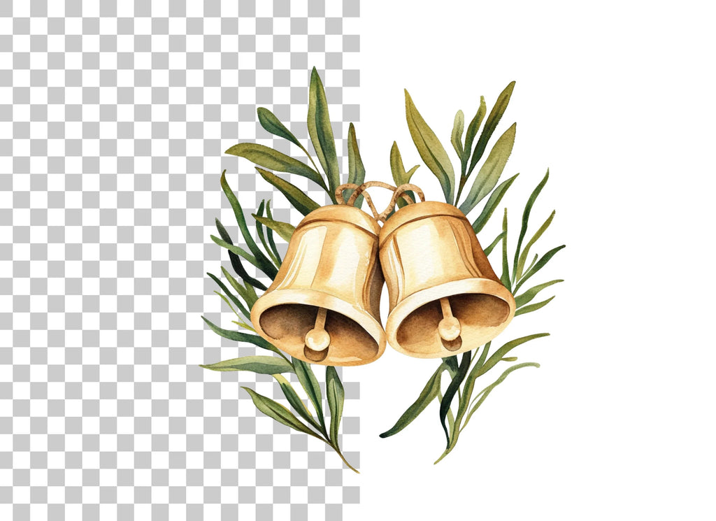 Christmas Bells Clipart Bundle