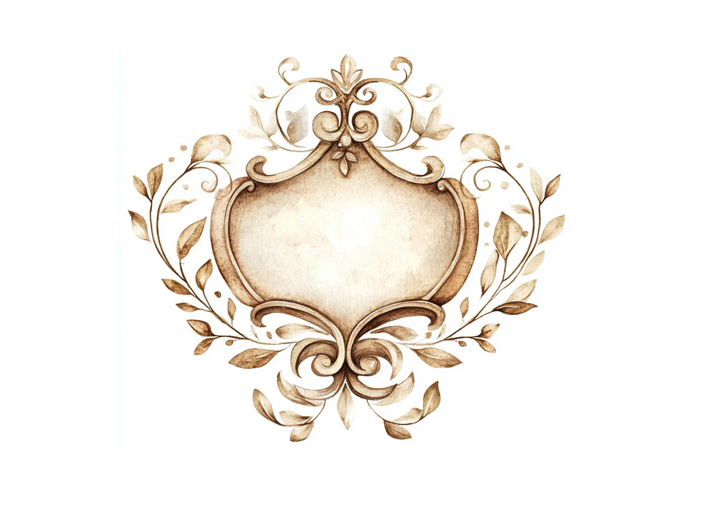 Elegant Vintage Frames Clipart Bundle