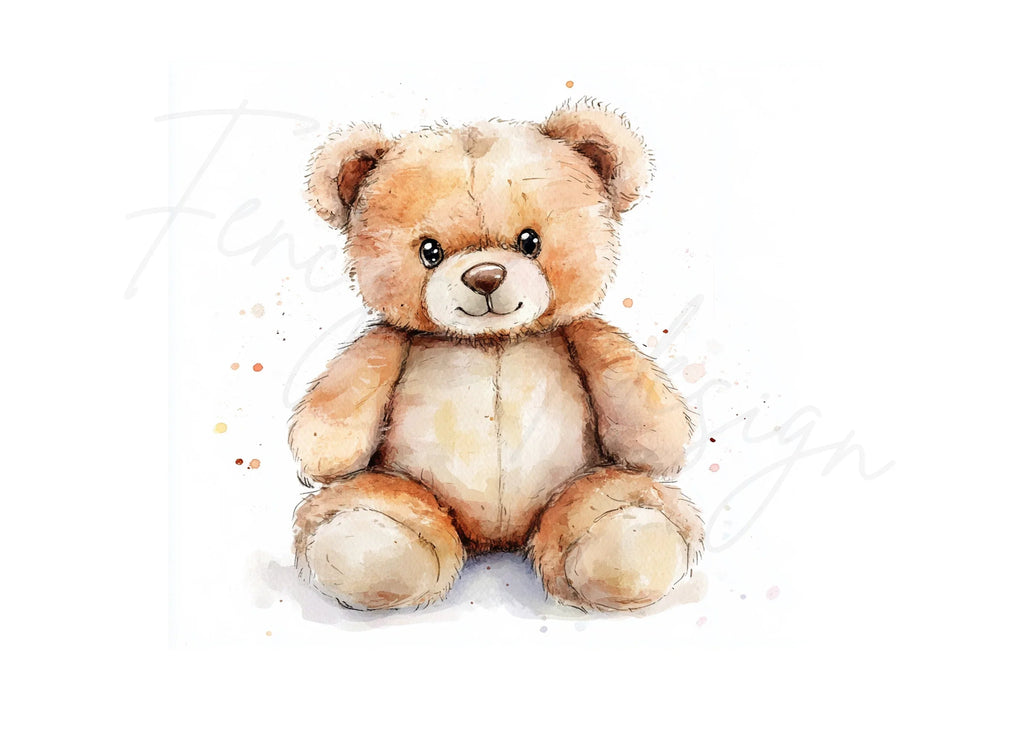Cute Teddy Bear Clipart Bundle