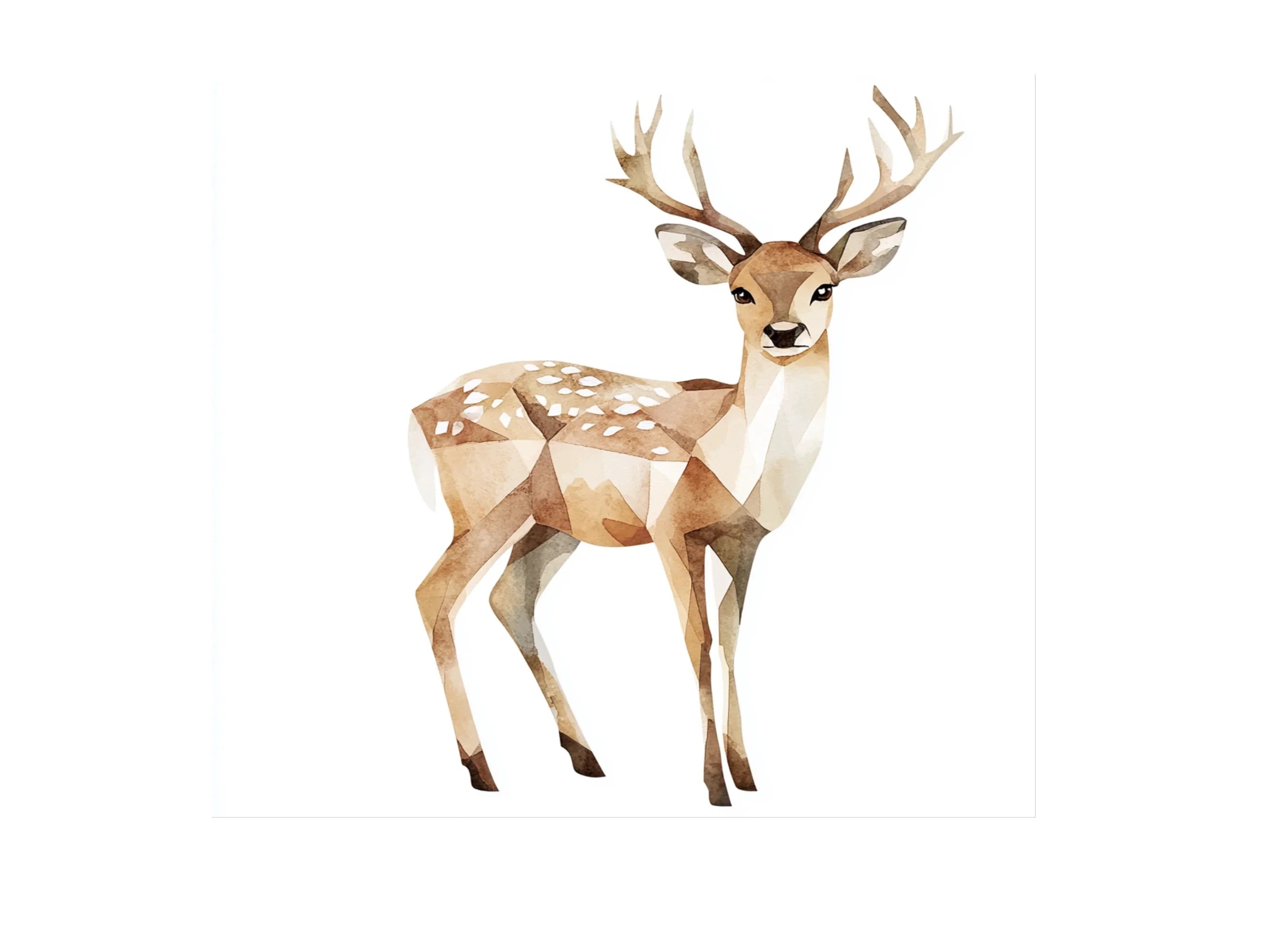 Abstract Deer Clipart Bundle