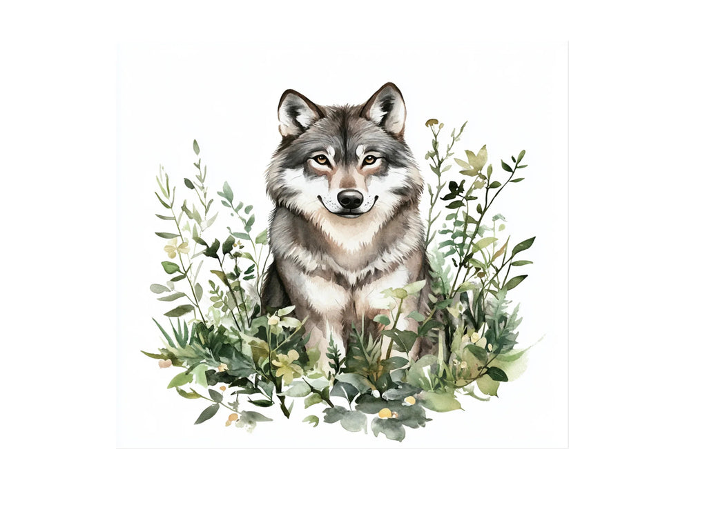 Majestic Wolf Forest Clipart Bundle