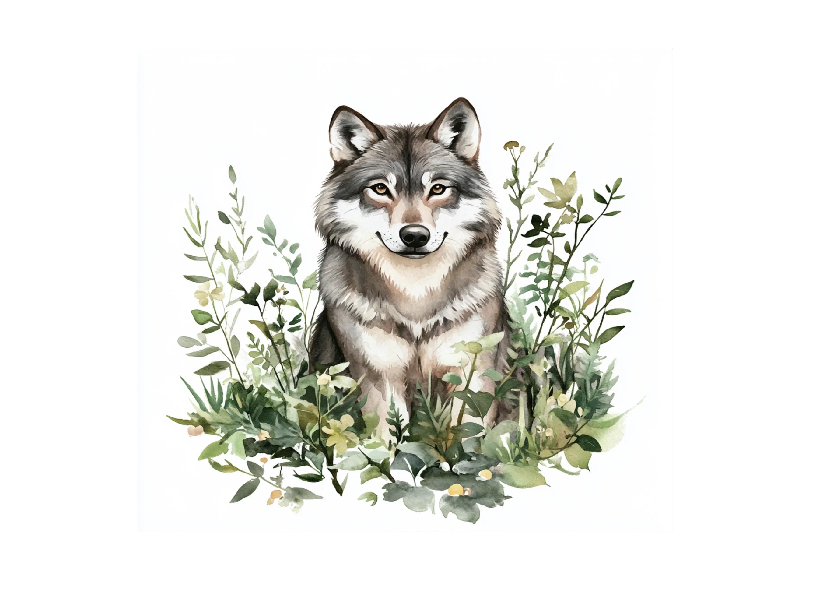 Majestic Wolf Forest Clipart Bundle