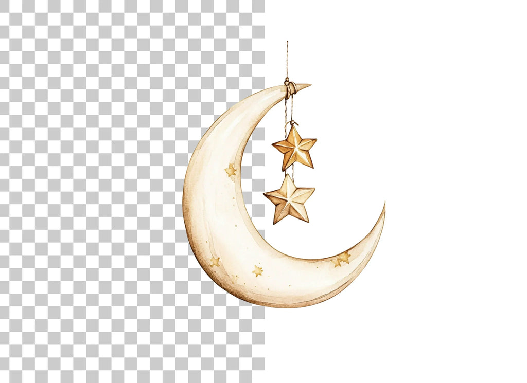 Moon and Stars Clipart Bundle