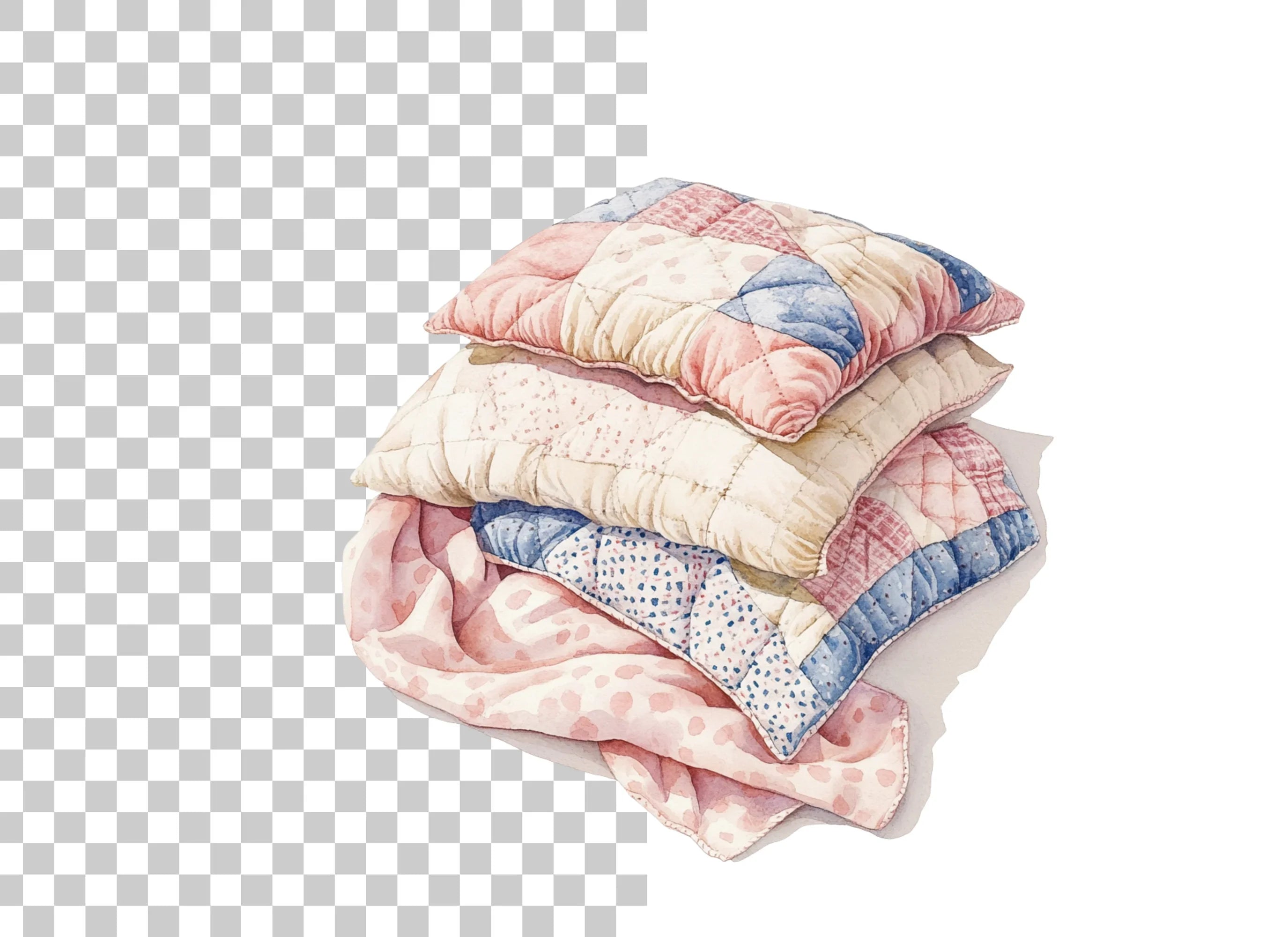 Patchwork Quilt Clipart Bundle