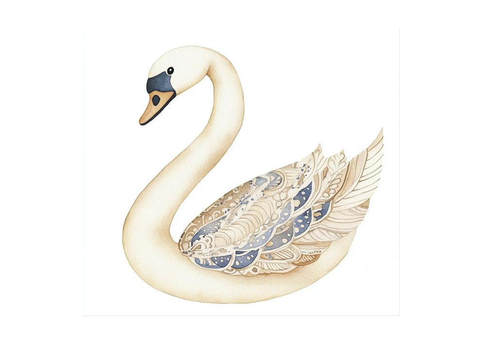 Elegant Swan Clipart Bundle