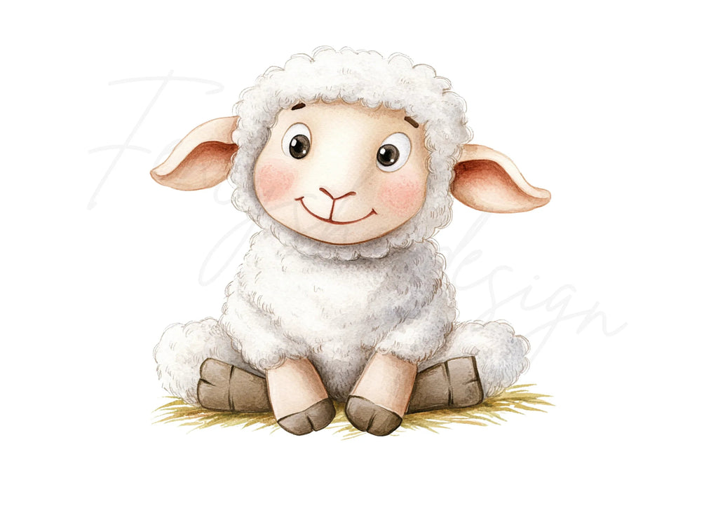 Cute Sheep Clipart Bundle